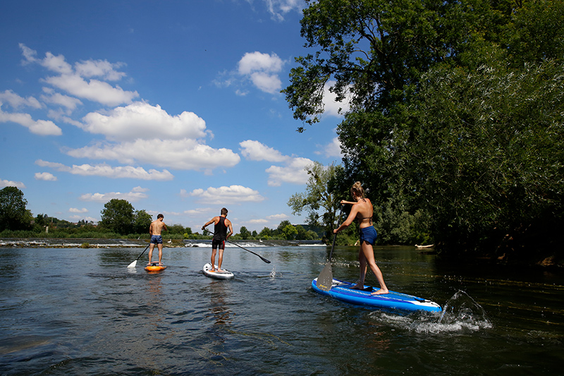 Paddle sur le Doubs